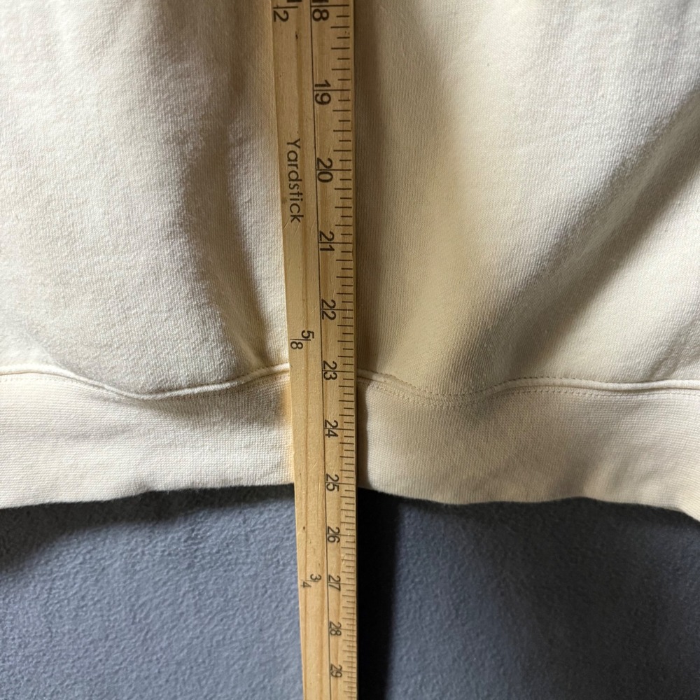 Fear of God Essentials Crewneck Sweatshirt Yellow Buttercream Logo XL - Picture 7 of 7